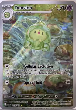 Duosion Illustration Rare Card 119/086 SV Black Bolt Pokemon TCG - Image 1