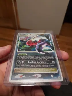Pokemon Darkrai LV.X Holo Rare TCG Card 104/106 Great Encounters Series LP - Image 2