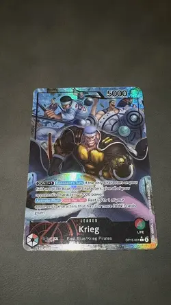 Krieg (OP15-001) (Alternate Art) Leader Card: Adventure on Kami's Island NM - Image 2