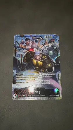 Krieg (OP15-001) (Alternate Art) Leader Card: Adventure on Kami's Island NM - Image 3