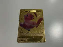 Pokemon TCG Mew V Pokemon Gold Foil Fan Art Pokemon Card, MINT CONDITION - Image 1