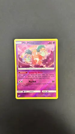 Mr. Mime - 66/181 - Reverse Holo Rare - Team Up - Pokemon Card - Image 1