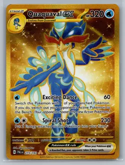 Quaquaval ex SV02: Paldea Evolved #273/193 Holo Pokemon Card - Image 1