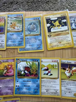 30 Vintage Non Halo Pokemon Card Lot Charmander Eevee Machoke Dragonite - Image 3