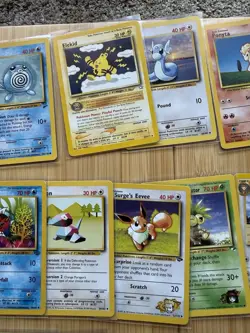 30 Vintage Non Halo Pokemon Card Lot Charmander Eevee Machoke Dragonite - Image 4