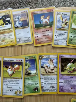 30 Vintage Non Halo Pokemon Card Lot Charmander Eevee Machoke Dragonite - Image 5