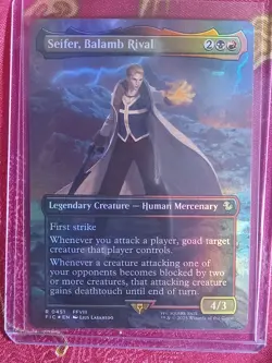 FOIL EXTENDED Seifer, Balamb Rival Final Fantasy Magic The Gathering MTG card - Image 1