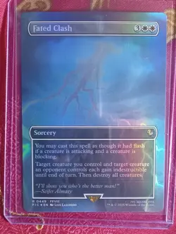 FOIL EXTENDED Fated Clash Final Fantasy Magic The Gathering MTG Borderless Card - Image 1