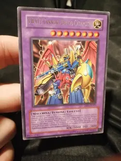Yugioh VWXYZ Dragon Cannon Catapult Card DP2-IT017 Rare Ita GD/Exc - Image 1