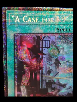 Yu-Gi-Oh "A Case For K9" (Starlight Rare) JUSH-EN040 Justice Hunters 1st Edition - Image 2