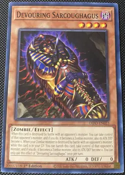 Devouring Sarcoughagus DIFO-EN033 Dimension Force 1st Edition - Yugioh Card - Image 1