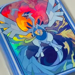 Lugia Pokemon Card Deck Sleeves Holographic 60 Count Standard Size - Image 2