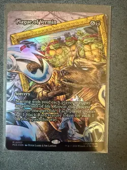 Plague of Vermin (Borderless) M Teenage Mutant Ninja Turtles 7 Regular NM - Image 1