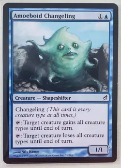 MTG Magic The Gathering- Amoeboid Changeling Lorwyn Regular - Image 1
