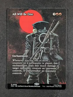 2026 MTG ALL WILL BE ONE #0008 TMNT: Source Material Borderless Mythic Rare - Image 1