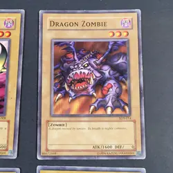 Yugioh - 4x Vintage SDY Common Card Lot - LP - collection Starter Deck Yugi 2002 - Image 5