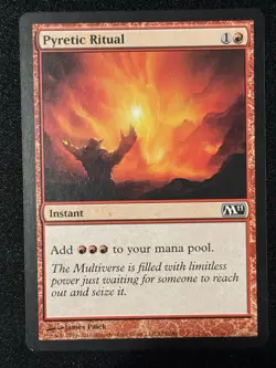 Pyretic Ritual Core Set 2011 M11 - MTG Magic the Gathering - NM - Image 1