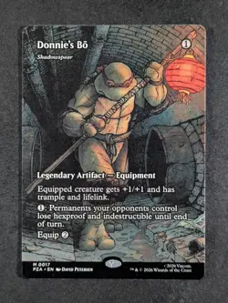 2026 MTG DONNIE'S BO #0017 TMNT: Source Material Borderless Mythic Rare - Image 1