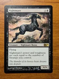 MTG Core Set 2010 - Nightmare - M10 107 - LP - Image 1
