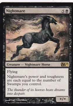 MTG Core Set 2010 - Nightmare - M10 107 - LP - Image 2