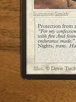 Magic: The Gathering MTG BB AN Repentant Blacksmith Arabian Nights ungraded - Image 4