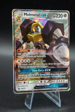 Melmetal GX SM178 Black Star Promo Holo 2019 Sun & Moon Pokemon Card NM- LP+ - Image 1