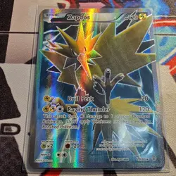 Pokemon TCG Zapdos Full Art Holo Rare Generations 29/83 - Image 1