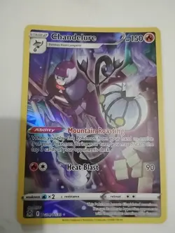 Chandelure TG04/TG30 SWSH11: Lost Origin Trainer Gallery NM Full Art Pokemon - Image 2