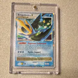 Pokemon Empoleon LV.X Diamond & Pearl Promo Holo DP11 140 HP 2007 - Image 1