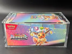 Pokemon SV8.5 Prismatic Evolutions Sealed Booster Bundle Display W/Acrylic Case - Image 4