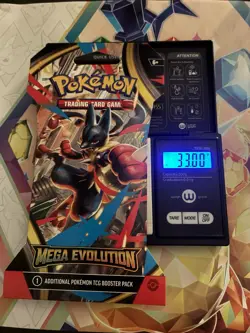(VERY HEAVY) 33.00g Pokemon TCG Mega Evolution Sleeved Booster Pack (SEALED)✅ - Image 1