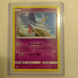 Latios Black Star Promo SM88 Pokemon TCG Sun & Moon Cosmo Holo LP-NM - Image 1
