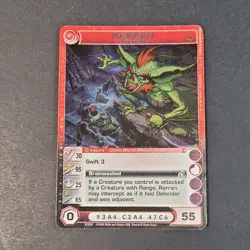 Chaotic Card Rarran Tainted 55 Rare Underworld Creature - MAX C, Min Energy - NM - Image 2