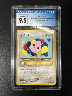 Pokemon Igglybuff No. 174 Crossing The Ruins Japanese (2000) GRADED CGC Mint 9.5 - Image 1
