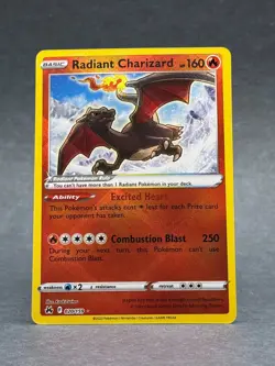 Pokemon - 020/159 Radiant Charizard Crown Zenith Radiant Rare Holo NM TCG - Image 1