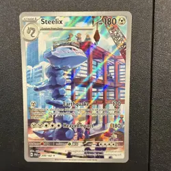 Steelix - 208/182 - Illustration Rare - Paradox Rift - Pokemon TCG NM - Image 1