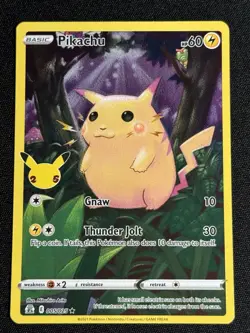 Pokemon TCG Pikachu 005/025 Celebrations Holo - Image 1