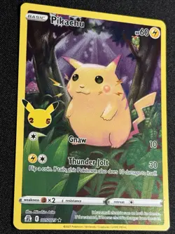 Pokemon TCG Pikachu 005/025 Celebrations Holo - Image 2