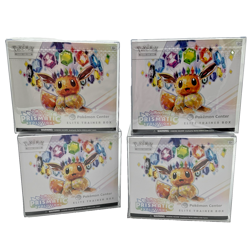 Lot of (4) Pokemon Center Prismatic Evolutions PC Elite Trainer Boxes SEALED - Image 1