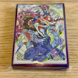 Coridon Miraidon Stained Glass Pokemon Card Sleeves 60 Count Holographic - Image 4
