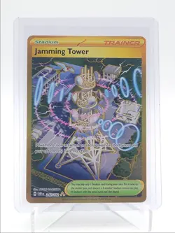 JAMMING TOWER 2025 POKEMON DESTINED RIVALS HYPER RARE B 243/182 Q5853 - Image 1