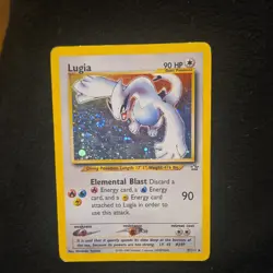 Pokemon SWIRL Lugia Neo Genesis Holo Rare 9/111 English 90 HP Hironobu Yoshida - Image 1
