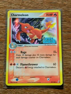 Charmeleon 29/100 Crystal Guardians Reverse Holo Stamped Pokemon TCG - Image 1