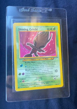 Pokemon Shining Celebi 106/105 Neo Destiny Secret Rare Holo WOTC - Ink Mark - Image 1