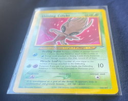 Pokemon Shining Celebi 106/105 Neo Destiny Secret Rare Holo WOTC - Ink Mark - Image 2