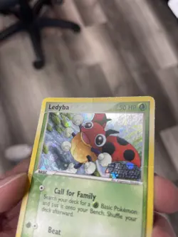 Pokemon TCG Ledyba 64/109 Team Rocket Returns Reverse Foil DMG - Image 3