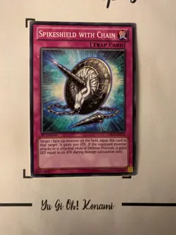 SPIKESHIELD WITH CHAIN - 1st EDITION CBLZ-EN076 ENGLISH Yu-Gi-Oh! CARD COMMON - Image 3