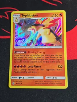 Typhlosion HOLO SM Lost Thunder 42/214 Pokemon TCG - Image 1