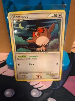 Hoothoot #HGSS05 HGSS Black Star Promo Pokemon Holo Rare LP - Image 1
