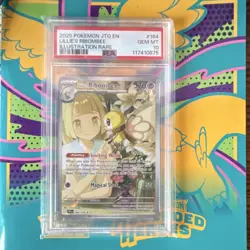 Pokemon Lillie's Ribombee 164 Journey Together Illustration Rare PSA 10 2025 - Image 1